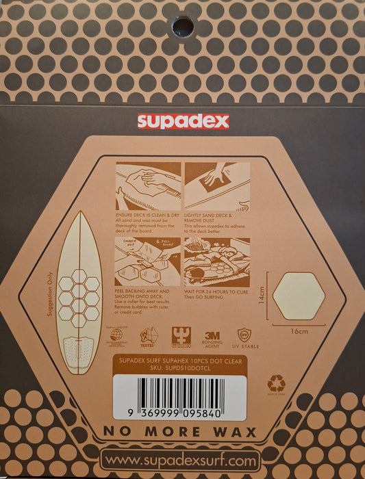 Supahex Traction Pads 10pcs (0.9mm) Black