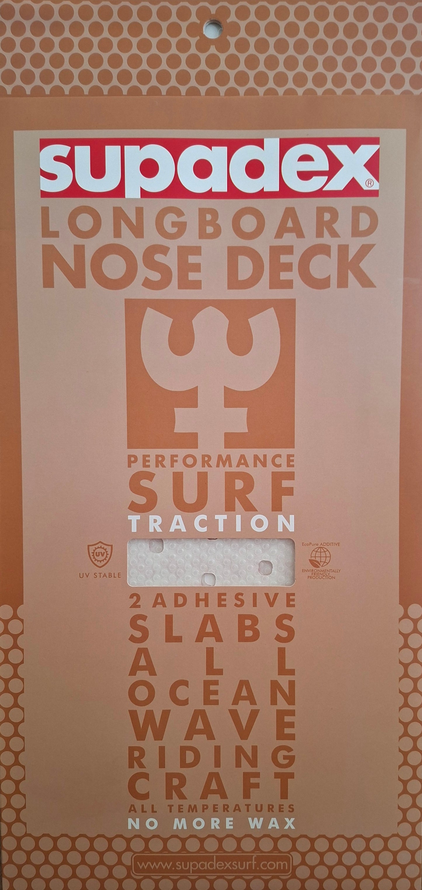 Supadex Longboard Nose Deck 2pcs (0.9mm) Clear