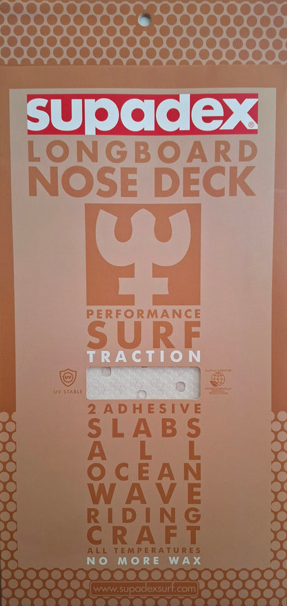 Supadex Longboard Nose Deck 2pcs (0.9mm) Clear